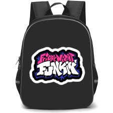 Friday Night Funkin Backpack School Bag StudentPack - Series Logo Wordmark Sticker