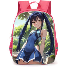 Fairy Tail Wendy Marvell Backpack StudentPack - Wendy Marvell Blue Dress Portrait