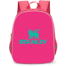 Stanley Backpack StudentPack - Stanley Gray Logo On Pink Background