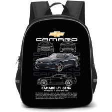 Chevrolet Camaro LT1 GEN6 Backpack School Bag StudentPack - Chevrolet Camaro LT1 GEN6 Perfection Is Never The Star Poster