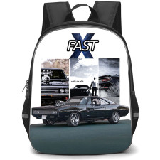 1970 Dodge Charger Backpack School Bag StudentPack - 1970 Dodge Charger Promotional Poster For The Movie Fast X