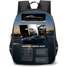 Dodge Viper ACR Backpack School Bag StudentPack - Dodge Viper ACR Cinematic Shot Poster