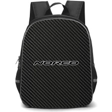 Norco Backpack School Bag StudentPack - Norco Bike Brand Logo On Carbon Fiber Background
