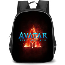 Avatar Backpack School Bag StudentPack - Avatar Fire and Ash Movie Logo Black Background