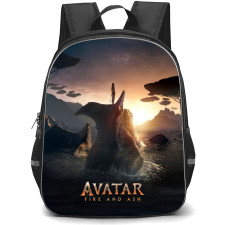 Avatar Backpack School Bag StudentPack - Avatar Fire and Ash Neytiri Watching Sunset