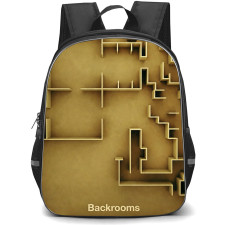Backrooms Backpack School Bag StudentPack - Backrooms Endless Maze 3D Poster