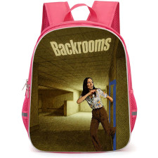 Backrooms Backpack School Bag StudentPack - Backrooms Lost Survivor Comic Art Poster