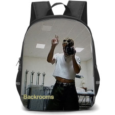 Backrooms Backpack School Bag StudentPack - Backrooms VHS Explorer Poster