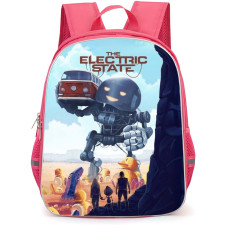The Electric State Backpack School Bag StudentPack - The Electric State 2025 Retro Style Poster