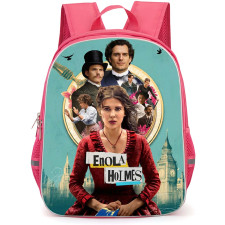 Enola Holmes Backpack School Bag StudentPack - Enola Holmes Official Cast Artwork Poster