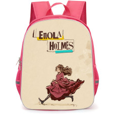 Enola Holmes Backpack School Bag StudentPack - Enola Holmes Vintage Sketch Character Art Poster