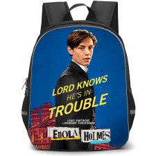 Enola Holmes Viscount Tewkesbury Backpack School Bag StudentPack - Viscount Tewkesbury Mystery Adventure Poster