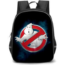 Ghostbusters Backpack School Bag StudentPack - Ghostbusters Logo On Dark Smoke Background