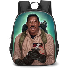 Ghostbusters Winston Zeddemore Backpack School Bag StudentPack - Winston Zeddemore Portrait Digital Art Poster