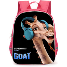 Goat Lenny Backpack School Bag StudentPack - Lenny The Giraffe Portrait On Dark Background