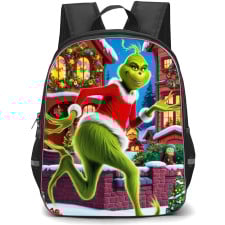 The Grinch Backpack StudentPack - The Grinch Santa Claus Digital Art Poster
