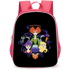 Hocus Pocus Backpack School Bag StudentPack - Characters Smiling Portrait Vector Art Poster