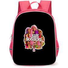 I Love Boosters Backpack School Bag StudentPack - I Love Boosters Ensemble Cast Character Collage Sticker
