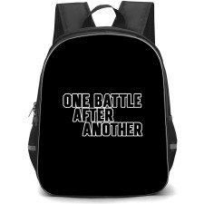 One Battle After Another Backpack School Bag StudentPack - One Battle After Another Black Text Logo Sticker