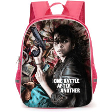 One Battle After Another Willa Ferguson Backpack School Bag StudentPack - Willa Ferguson Floral Gun Poster