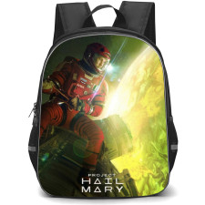 Project Hail Mary Backpack School Bag StudentPack - Standing Hold Rope Series Poster