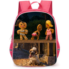 Shrek 5 Backpack School Bag StudentPack - Shrek 5 Gingerbread Man and Billy Goat Scene Poster