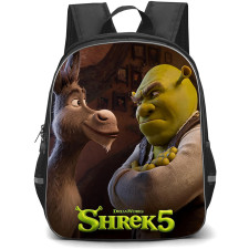 Shrek 5 Backpack School Bag StudentPack - Shrek 5 Shrek And Donkey 3D Poster