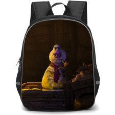 Shrek 5 Snowman Backpack School Bag StudentPack - Snowman Character Scene Poster