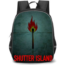 Shutter Island Backpack StudentPack - Shutter Island Minimalist Retro Poster