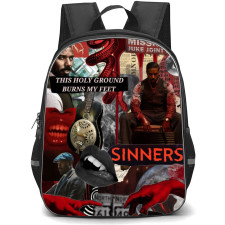 Sinners Backpack School Bag StudentPack - Holy Ground Quote Collage Series Poster