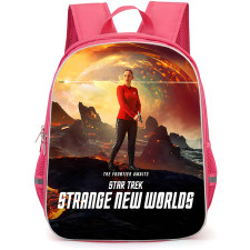 Star Trek Strange New Worlds La An Noonien-Singh Backpack School Bag StudentPack - La An Noonien-Singh Volcanic Planet Poster