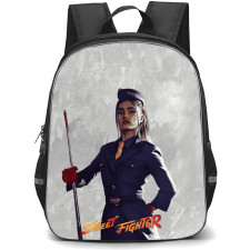 Street Fighter Juli Backpack School Bag StudentPack - Juli Fighting Stance Portrait Poster