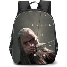 The Death of Robin Hood Backpack School Bag StudentPack - The Death of Robin Hood Painterly Portrait Art Poster