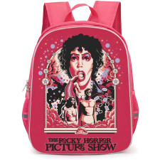 The Rocky Horror Picture Show Backpack School Bag StudentPack - The Rocky Horror Picture Show Pink Cartoon Art Series Poster