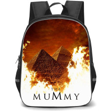 The Mummy 1999 Backpack School Bag StudentPack - The Mummy 1999 Burning Pyramid Minimalist Poster