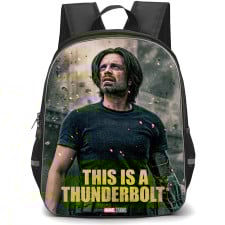 Thunderbolts Backpack StudentPack - Thunderbolts Winter Solider Look Up