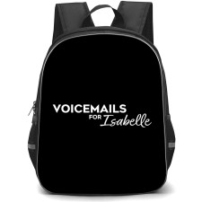 Voicemails for Isabelle Backpack School Bag StudentPack - Voicemails for Isabelle White Logo Sticker