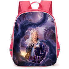 Wicked Backpack School Bag StudentPack - Wicked For Good Madame Morrible Casting Magic with Purple Background