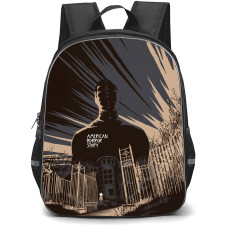 American Horror Story Backpack School Bag StudentPack - American Horror Story Gate Retro Vector Art Poster