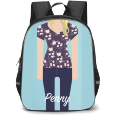 The Big Bang Theory Backpack StudentPack - Penny Faceless Illustration Art