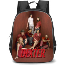 Dexter Backpack School Bag StudentPack - Dexter Characters Fierce In Red Room Poster
