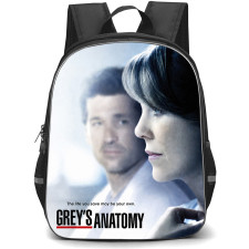 Greys Anatomy Backpack School Bag StudentPack - Greys Anatomy Derek Looking Toward Meredith Poster