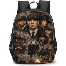 Peaky Blinders Backpack School Bag StudentPack - Characters Smoke Portrait Collage