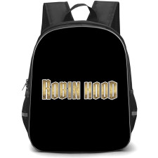 Robin Hood Backpack School Bag StudentPack - Robin Hood Classic Golden Logo Sticker