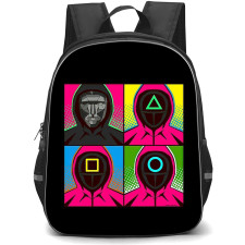 Squid Game 2 Backpack StudentPack - Squid Game 2 Pop Art Square Sticker
