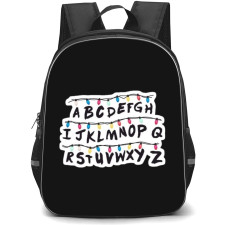Stranger Things Backpack School Bag StudentPack - Stranger Things ABC Alphabets Sticker