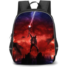 Stranger Things Eddie Backpack School Bag StudentPack - Eddie Holding Guitar Thunder Poster