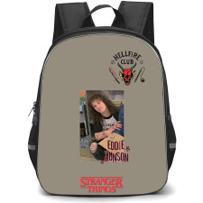 Stranger Things Eddie Munson Backpack School Bag StudentPack - Eddie Munson HellFire Club Lockscreen Wallpaper
