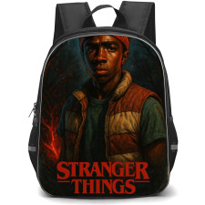 Stranger Things Lucas Backpack School Bag StudentPack - Lucas Retro Portrait Series Poster