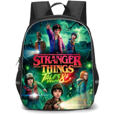 Stranger Things Tales From 85 Backpack School Bag StudentPack - Stranger Things Tales From 85 Characters Holding Flashlight Series Poster